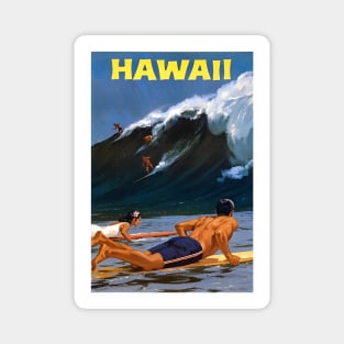 Hawaii Vintage Travel Poster Magnet