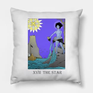 Tarot The Star Pillow