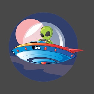 Alien Invasion T Shirt Art T-Shirt