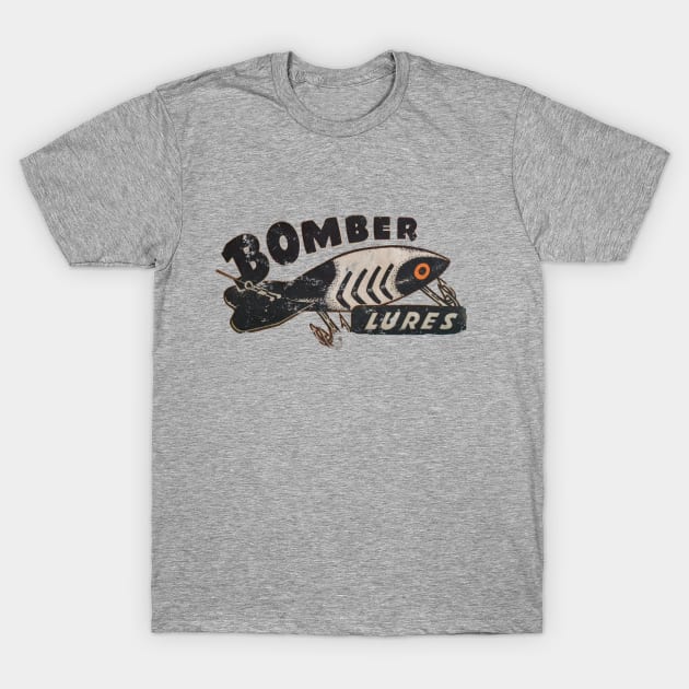 BOMBER LURES, Vintage Fishing Lure T-Shirt