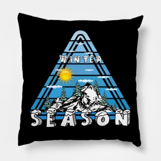 Winter Season - Vector Design Mart (Toufiq Ahmed) Pillow