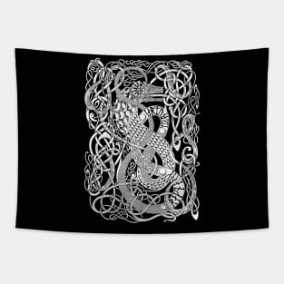 Jormungandr - Norse Viking Serpent Tapestry