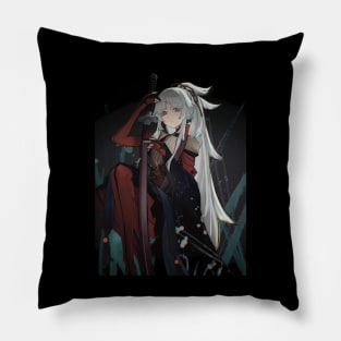 Black samurai Pillow