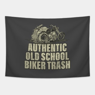 Authentic Old School Biker Trash 1974 Tapestry