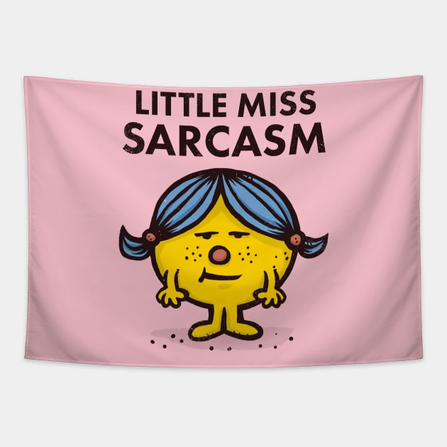 Little Miss Sarcasm Tapestry by kg07_shirts