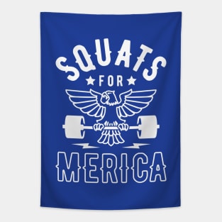 Squats For Merica Tapestry