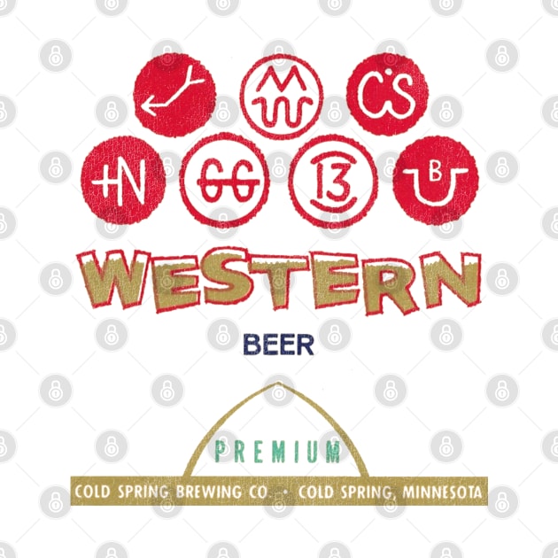 Western Beer Retro Defunct Breweriana by darklordpug