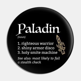 D&D Paladin Class Definition Pin