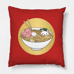 Ramen Cat Pillow