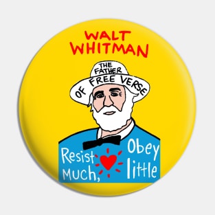 Walt Whitman Pin