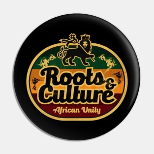 Roots and Culture Pin