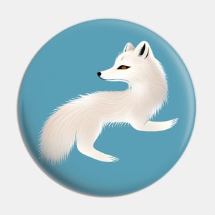 Artic Fox Pin