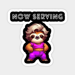 Now Serving Sloth Magnet