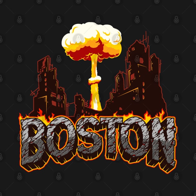 Destroyed Boston by Gvsarts