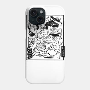 Doodle B/W Phone Case