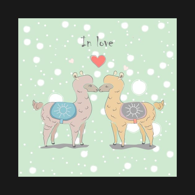 Alpacas in Love by KristinaStellar 