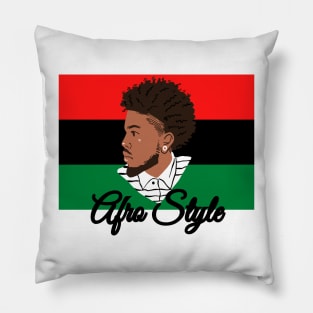 Afro-modern representation of the black community Pillow