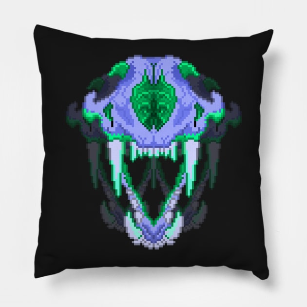 Digital Lion Pillow by Degaz