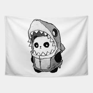 Panda Shark Photocopy Tapestry