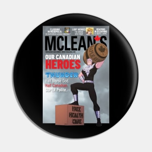 Thunder McLeans cover Pin