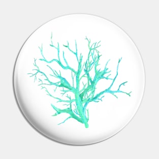 Coral reef in blue Pin