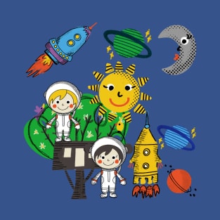 Kids space adventure T-Shirt