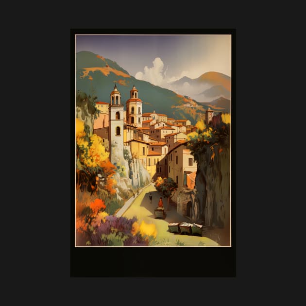 Vintage Travel Poster of the Italy by xephanghagngay