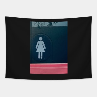 Lady jump Tapestry