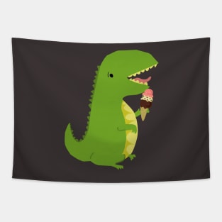 Ice Cream Rex Tapestry