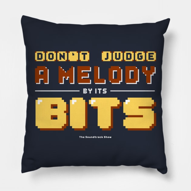 Don't Judge A Melody By Its Bits Pillow by The Soundtrack Show