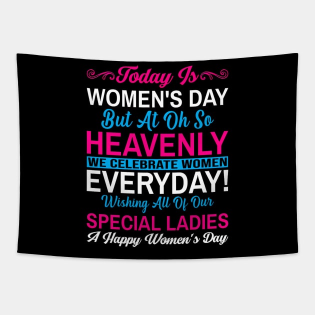 International Womens Day Tapestry by Nareswari Design