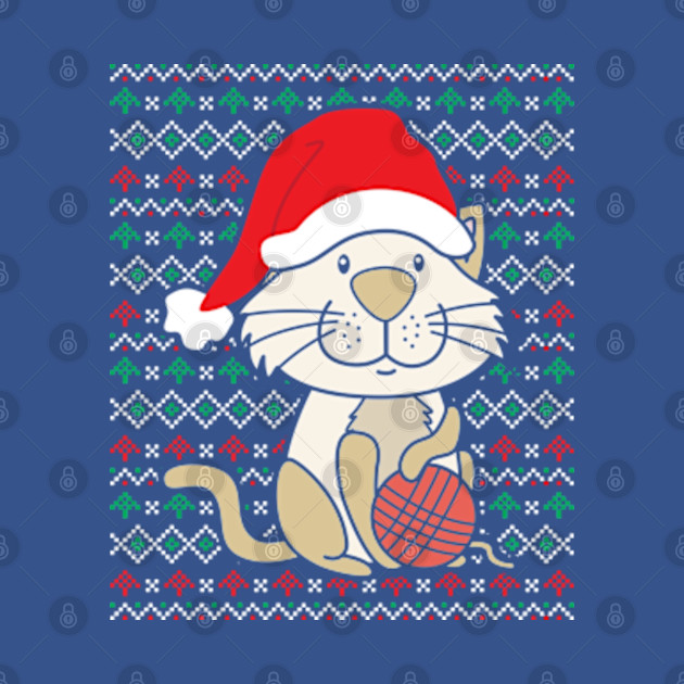 Discover Cat Ugly Christmas Sweaters Shirt - Christmas Sweaters - T-Shirt