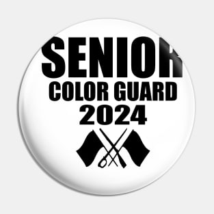 2024 Senior Color Guard Class of 2024 Marching Band Flag Pin