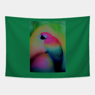 TROPICAL RAINBOW PARROT Tapestry