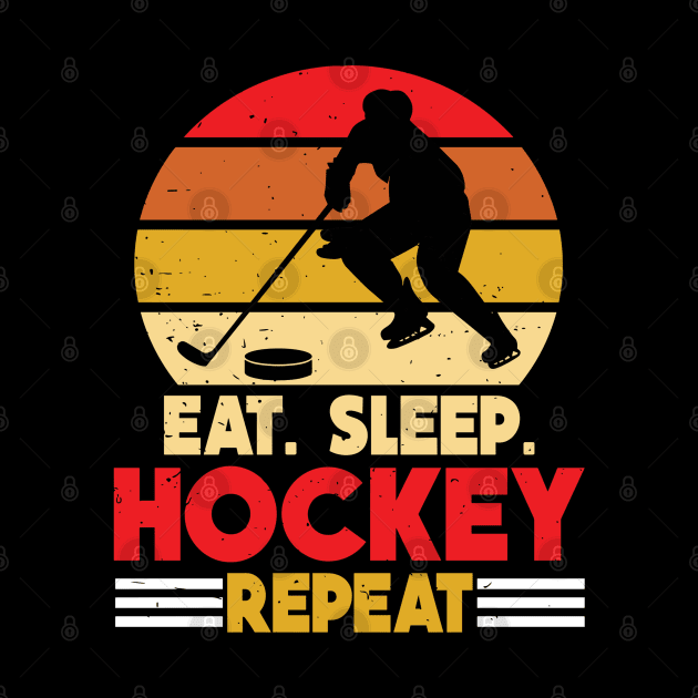 Eat Sleep Ice Hockey Repeat by rhazi mode plagget