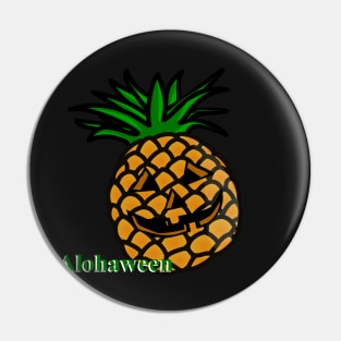 hawaii halloween pineapple alohaween Pin