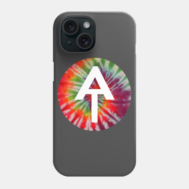 Appalachian Trail Blaze Appalachian Trail Marker Tie Dye Phone Case by PodDesignShop