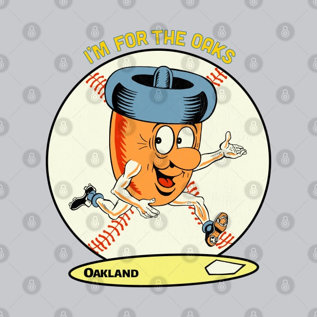 Defunct Oakland Oaks Baseball 1955 by LocalZonly