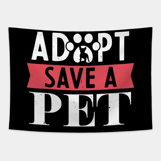 Adopt Save A Pet Cats, Dogs, Animals Rescue Tapestry by TabbyDesigns