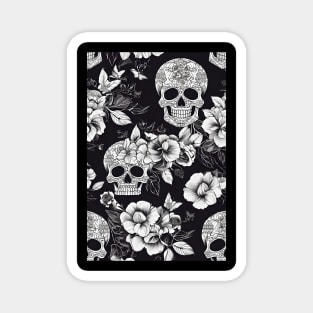 Cool Skull pattern Magnet