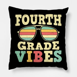 Back to School 4th Grade Vibes Pillow