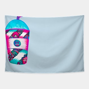 Blue Hawaiian Cocktail Tapestry