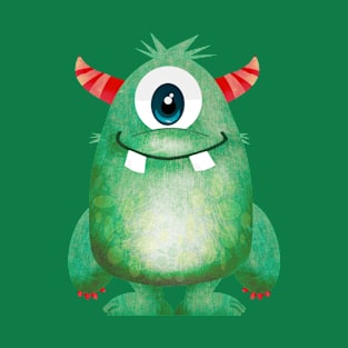 Green Cyclops Monster T-Shirt