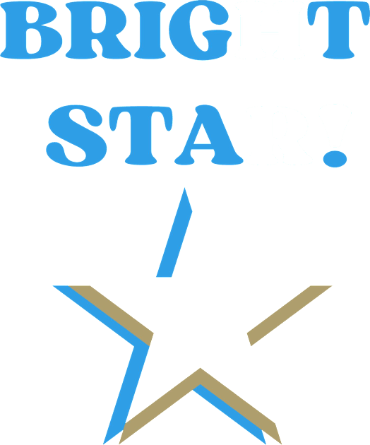 "BRIGHT STAR," Kids T-Shirt by HTA DESIGNS
