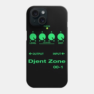 Guitar Pedal DJENT ZONE Heavy Metal!!! Green Phone Case