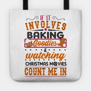 Funny Baking Christmas Sweater Tote