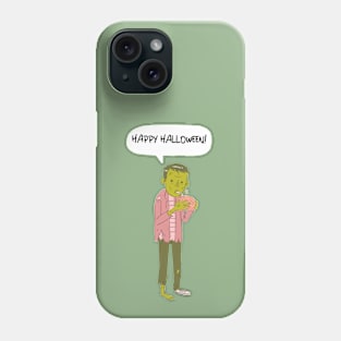 Happy Halloween from Mr. Zombie Phone Case