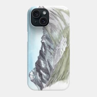 Mt Cook Aoraki from Sealy Tarns Phone Case