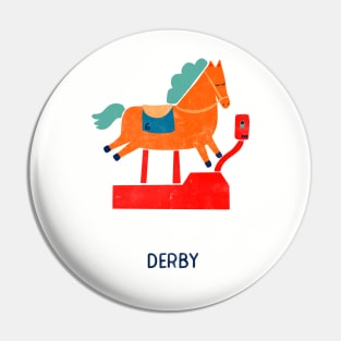 Kentucky Derby Coin Horse Pin