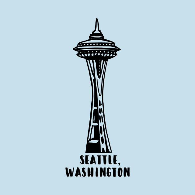 Seattle, Washington's Space Needle Seattle TShirt TeePublic